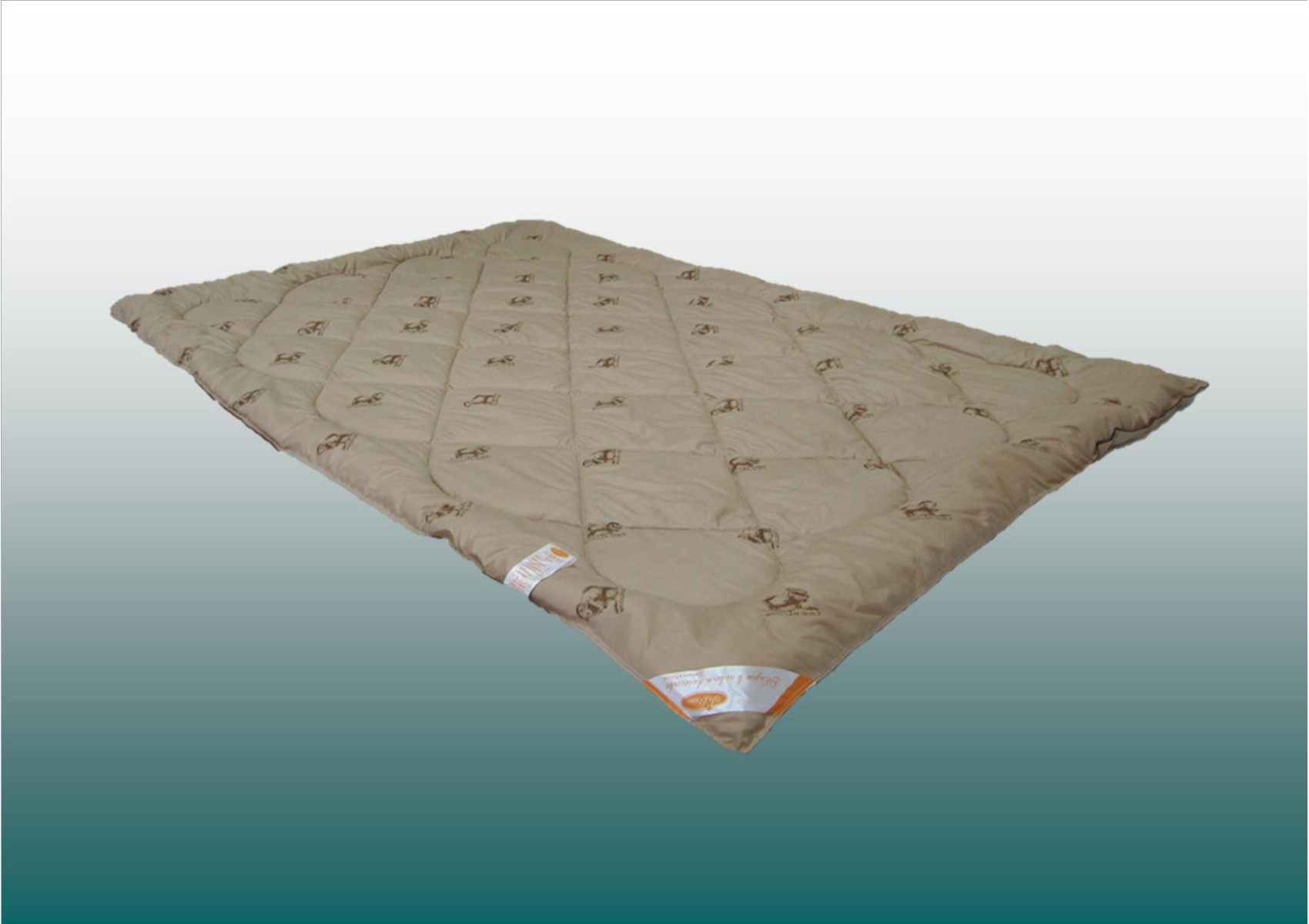 Одеяло стеганное, плотность 300г/м², ЗИМА, чехол тик